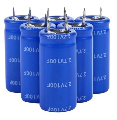 Longo dê um ciclo características da temperatura ultra baixa de vida 100f 2,7 V Supercapacitor boas