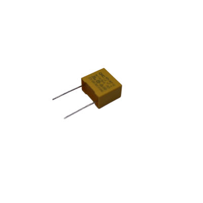 Capacitor de segurança de resistência dielétrica X2 para aparelhos eletrónicos