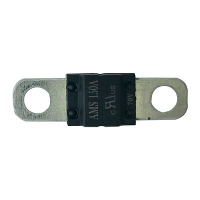 Fusível de veículo elétrico 150A70V, é aplicado a conversores DC-DC e controladores de motor