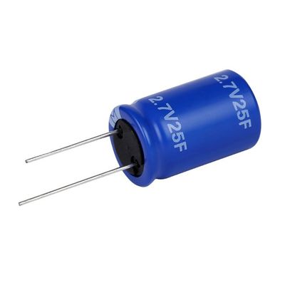25F 2,7 vida de ciclo longa do capacitor do volt 500f para a fonte da comutação/alimentação