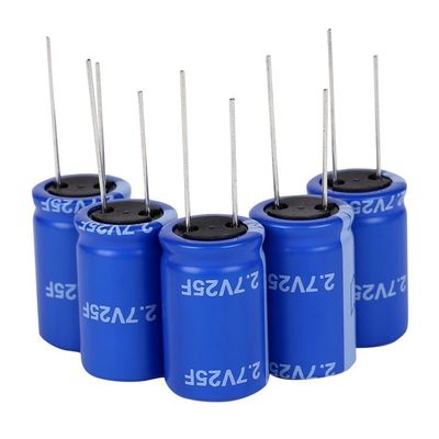 O supercapacitor 1000F do uso geral 2,7 V 25F prova disponível