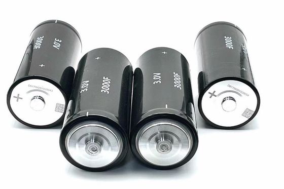 Tipo Supercapacitor de carregamento rápido 2.7V 3000F do parafuso para o automóvel