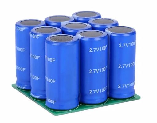 Eficiência elevada super da longa vida do capacitor 2,7 V 100 F da carga rápida