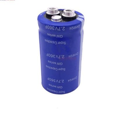 a capacidade atual alta da descarga de Supercapacitor do carro de 2.7V 360F é forte super
