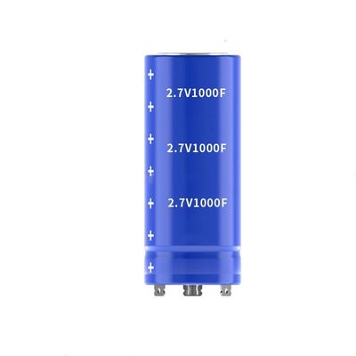 tipo poder a rendimento elevado de carregamento rápido do parafuso de 2.7V 1000F do capacitor super