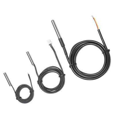 Ponta de prova impermeável do sensor de temperatura do comprimento DS18B20 10K 1% B3950 Digitas do OEM