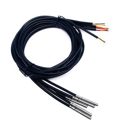 termistor de 1k 5k NTC, bainha de aço inoxidável impermeável do sensor de temperatura do termistor 10k