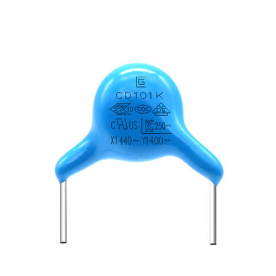 Capacitor cerâmico azul estável 101K para equipamentos eletrônicos
