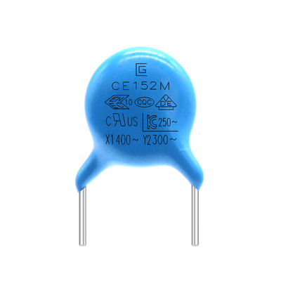 Capacitor cerâmico pequeno 152M 300VAC da vida útil longa para o acoplamento da antena/circuito de desvio