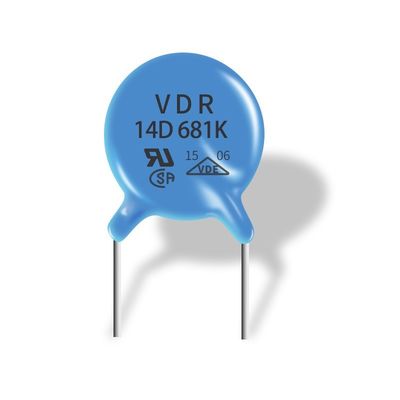 3000VAC Varistor de óxido metálico 0,5W-10W Potência nominal 1pF-1000pF Corrente de vazamento ≤0,1mA