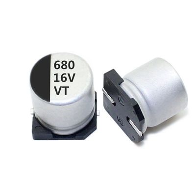 Capacidade de armazenamento eletrolítica de alumínio do capacitor 680uf 16v do OEM grande