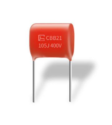 CBB21 105J 400V P15MM metalizou resistência de umidade dos capacitores do polipropileno a boa