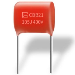 A boa resistência de umidade metalizou os capacitores CBB21 105J 400V P15MM do polipropileno