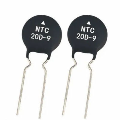 Ângulo direito de comutação do termistor 20D-9 P7.5MM do poder NTC do OEM do ODM