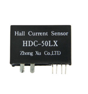 Sensor de corrente de efeito Hall HDC-50LX Saída para montagem de PCB Ampla faixa de temperatura -40°C a 85°C
