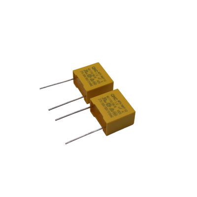 1600VAC Força dielétrica X2 Capacitor de segurança Tensão nominal de sobretensão 2.5x Para frequências 50/60Hz