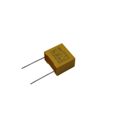 X2 Condensador de segurança 250 VAC Capacidade de temperatura de funcionamento ampla 0,001 uF - 4,7 uF