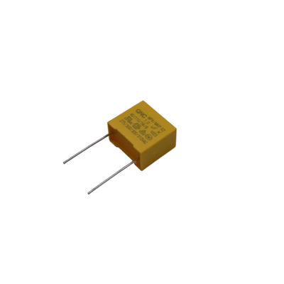 250 VAC através de buracos radial X2 condensador de segurança Ampla faixa de temperatura de funcionamento -40.C a 85.C