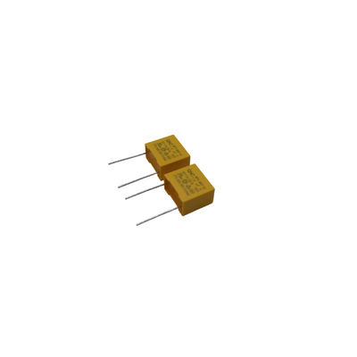 Resistência dielétrica ± 20% Tolerância de capacidade X2 Capacitor de segurança 0,68UF/310VAC para industrial