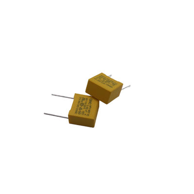 Fator de dissipação do condensador do dispositivo de segurança radial X2 ≤ 0,1% e acessível 0,1UF/310VAC