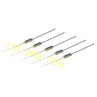 MICROTEMP G8A00072C Fusível térmico Capacidade de interrupção de corrente até 25 amperes a 250 VAC G8A01Tf072C