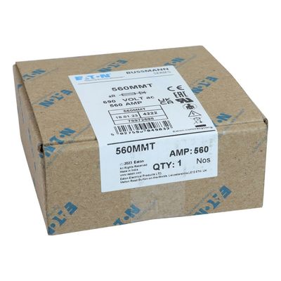 Eaton Bussmann série de alta velocidade padrão britânico 560A BS88 fusível 560MMT