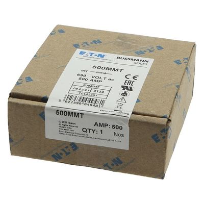 Eaton Bussmann série de alta velocidade padrão britânico 450A BS88 fusível 450MMT