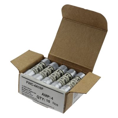 Excelente capacidade de ciclismo e desempenho Cramic Fuse Eaton Bussmann 10 X 38 mm Ferrule Fuse FWC-4A10F