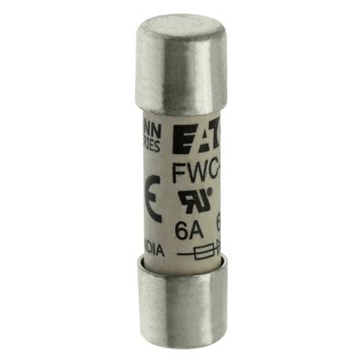 Excelente capacidade de ciclismo e desempenho Cramic Fuse Eaton Bussmann 10 X 38 mm Ferrule Fuse FWC-6A10F