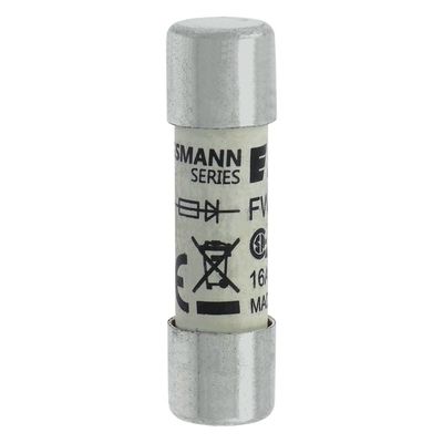 Excelente capacidade de ciclismo e desempenho Cramic Fuse Eaton Bussmann 10 X 38 mm Ferrule Fuse FWC-16A10F