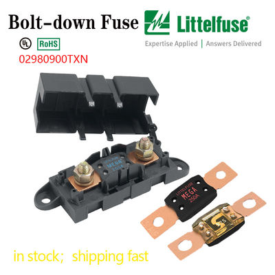 Littelfuse 0298200 Bolt Down Auto Fuse 200A Tempo de atraso 32V Série 298, MEGA