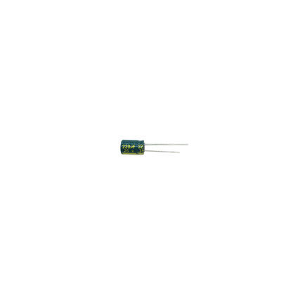 220UF 25V Capacitor Eletrolítico de Alumínio Para Fonte de Alimentação em Dispositivos Eletrônicos
