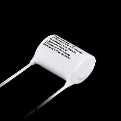 Fator de dissipação ≤ 0,1 por cento X2 Tolerância de capacidade do condensador do dispositivo de proteção ± 20 por cento Otimizado para desempenho em eletrônicos de potência