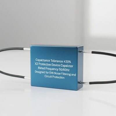 Capacitância Tolerância ±20% Capacitor de Dispositivo de Proteção X2 Frequência Nominal 50 60Hz Projetado para Filtragem de Ruído EMI e Proteção de Circuito